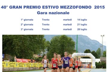 GPM TRENTO PISTA: AVDC PRESENTE – LOBNA e BUFFA NUOVI PB – ALLA GRANDE IL SETTORE GIOVANILE