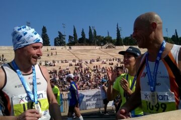 MARATONA DI ATENE : PAOLO 3h15 e ANDREA 3h38 – AVDC IN GRECIA – GRANDISSIMI MARATONA DI ATENE : PAOLO 3h15 e ANDREA 3h38 – AVDC IN GRECIA – GRANDISSIMI