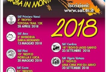 SAT 2018: 2° TROFEO TOTOGA TRAIL 12K – SUPER VALENTINA MONSORNO 3^ – LA PRIMA A BALDESSARI e SASSUDELLI !!! SAT 2018: 2° TROFEO TOTOGA TRAIL 12K – SUPER VALENTINA MONSORNO 3^ – LA PRIMA A BALDESSARI e SASSUDELLI !!!