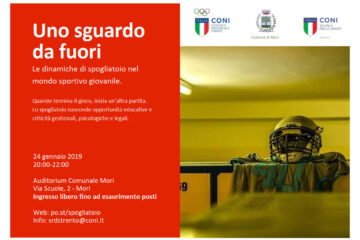 CONI: Uno Sguardo Da Fuori!! EVENTO GIOVEDÍ 24 GENNAIO 2019 ore 20.00 a Mori