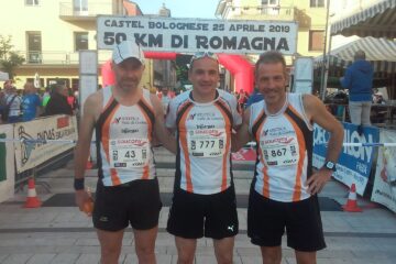 la 50 Km di Romagna: NOBILISSIMO 37° posto ASSOLUTO e 5° di Categoriaaa  per il ben ritrovato CONTEEE MAX – PAOLINO DEAVI 62° e GIUSEPPE 198° a completare la super squadra AVDC  😍🧡🖤🏃‍♂️🏃‍♂️🏃‍♂️