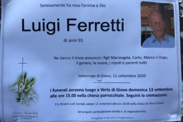 LUTTO in CASA AVDC: LUIGI FERRETTI papà di Carlo😢😢🙏 LUTTO in CASA AVDC: LUIGI FERRETTI papà di Carlo😢😢🙏
