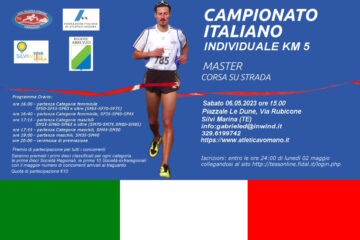 Campionato Italiano Individuale Master km 5 su Strada – Silvi Marina (TE) – 6 maggio 2023