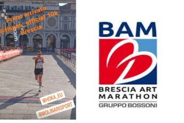 21ª BAM – Brescia Art Marathon: MICHELE PASQUAZZO VINCE LA 10K FISPES – ANDREA MIORI nella 42k – TIZIANO e WILMA nella 21k 😍🧡🖤