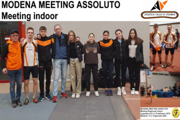 AVDC A MODENA CON I VELOCISTI: SPETTACOLO STEFANO MOSER in finale con PB – MATTIA BONFANTI e GIADA SARTORI altro PB – I MAGNIFICI 7 AVDC A MODENA CON I VELOCISTI: SPETTACOLO STEFANO MOSER in finale con PB – MATTIA BONFANTI e GIADA SARTORI altro PB – I MAGNIFICI 7