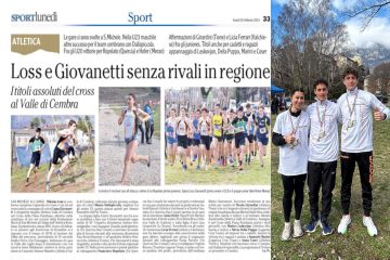 CAMPIONATI REGIONALI INDIVIDUALI di CROSS: L’ATLETICA VALLE DI CEMBRA SI PRENDE TUTTO IL POSSIBILEEEEE !!!! CAMPIONATI REGIONALI INDIVIDUALI di CROSS: L’ATLETICA VALLE DI CEMBRA SI PRENDE TUTTO IL POSSIBILEEEEE !!!!
