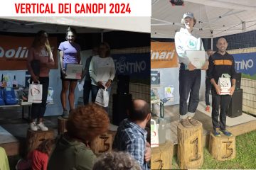 Vertical dei Canopi: ORO MADDALENA TOMASI e BRONZO CHRISTIAN PAOLAZZI – CLASSIFICA