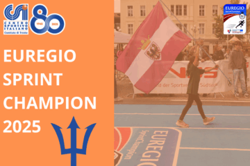 Sprint Champion: I nostri giovani atleti qualificati per la Finale Euregio! PIETRO, CHLOE, NOEMI, RUBEN e LISA alla finale del 4 ottobre 2025 Sprint Champion: I nostri giovani atleti qualificati per la Finale Euregio! PIETRO, CHLOE, NOEMI, RUBEN e LISA alla finale del 4 ottobre 2025
